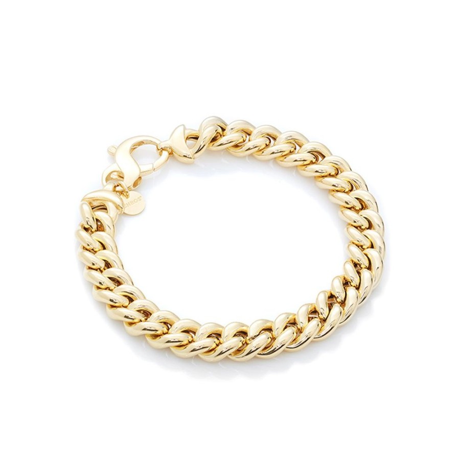 Armband CHROS | Classic - Armband Klassisk Design I 18 Karat Guld Forgyldt Solv 19 Cm