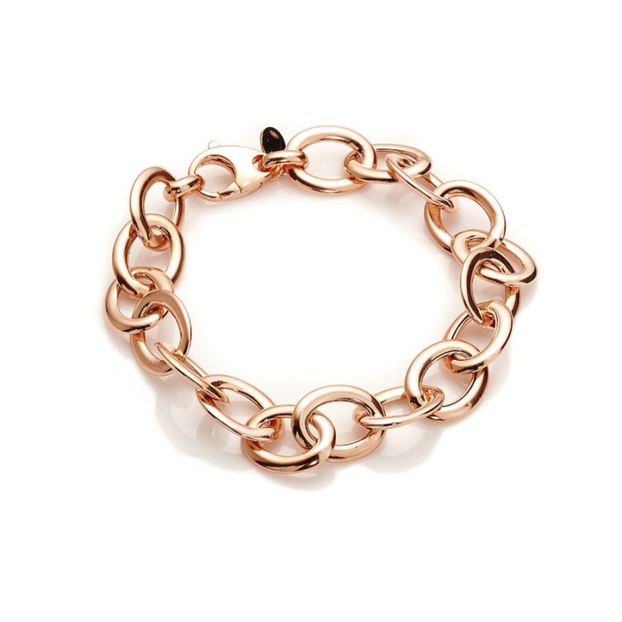 Armband CHROS | Linda - Armband I 18 Karat Rosaguld Forgyldt Solv 18,5 Cm