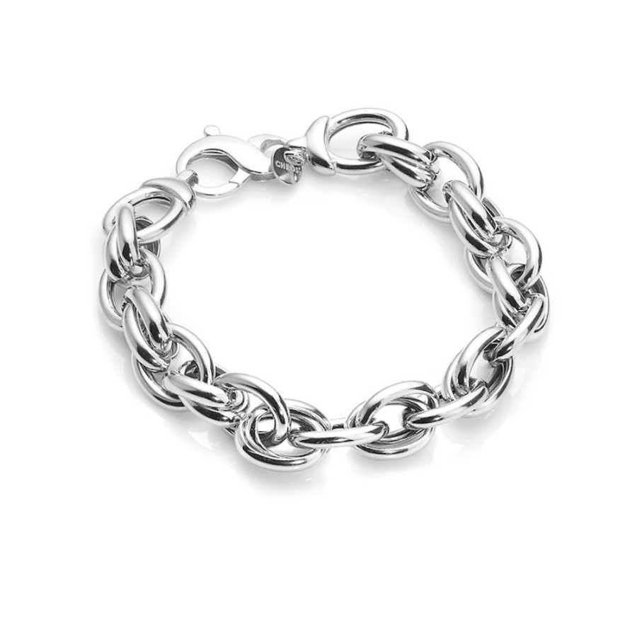 Armband CHROS | Prag - Armband I Rhodineret Solv 18,5 Cm