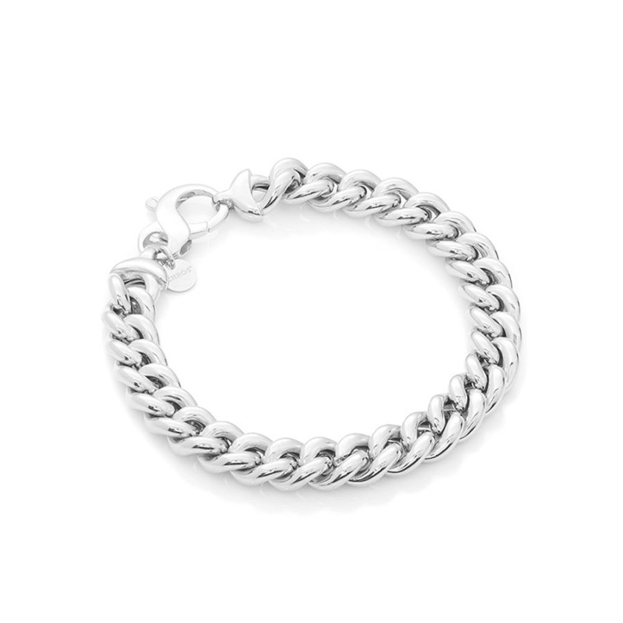 Armband CHROS | Classic - Armband Klassisk Design I Rhodineret Solv 19 Cm